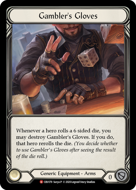 (1st Edition) Gambler's Glove - CRU179