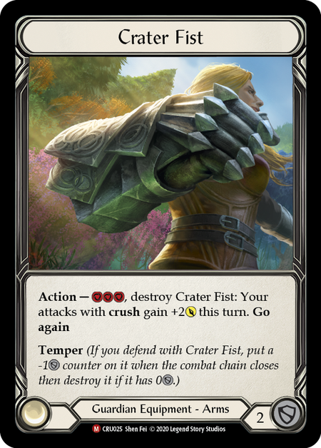 (1st Edition) Crater Fist - CRU025