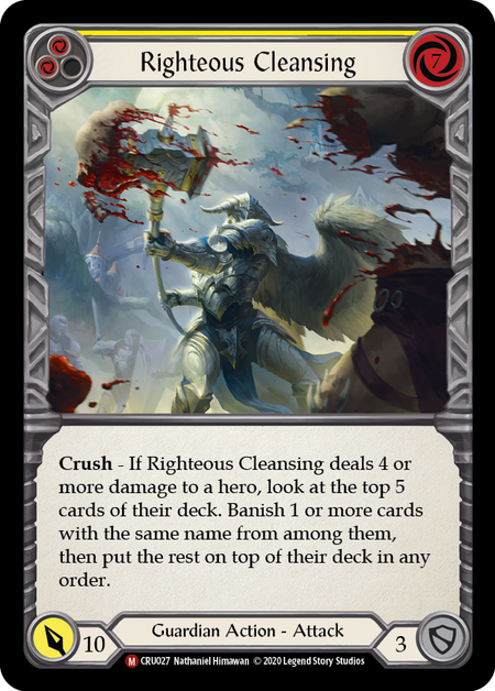 (1st Edition) Righteous Cleansing - CRU027