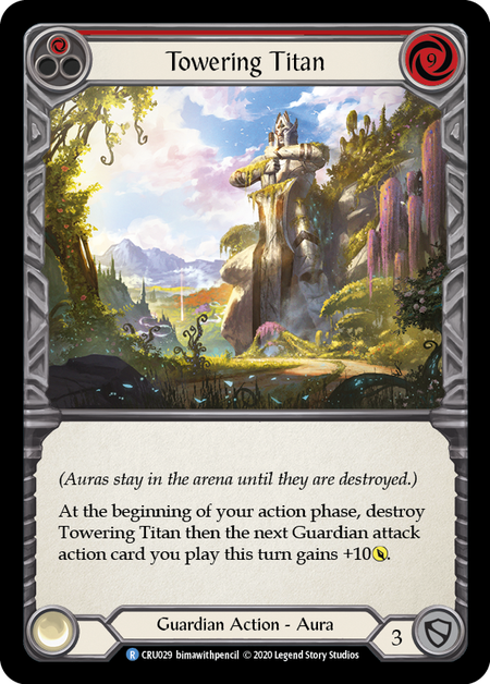 (1st Edition) Towering Titan (Red) - CRU029