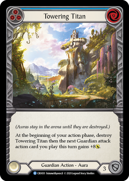 (1st Edition-RF) Towering Titan (Blue) - CRU031