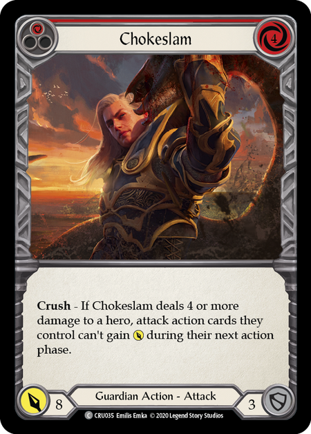 (1st Edition) Chokeslam (Red) - CRU035