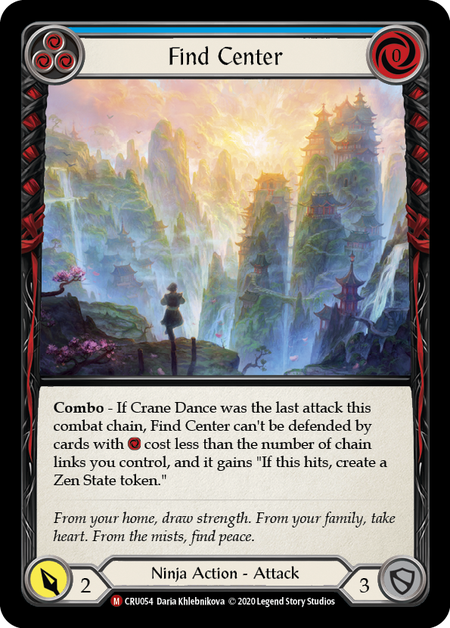 (1st Edition-RF) Find Center - CRU054