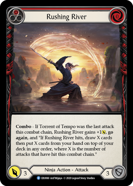 (1st Edition-RF) Rushing River (Red) - CRU060
