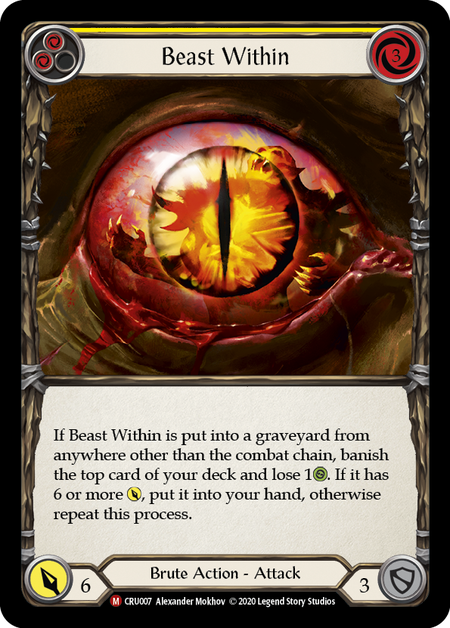 (1st Edition) Beast Within - CRU007