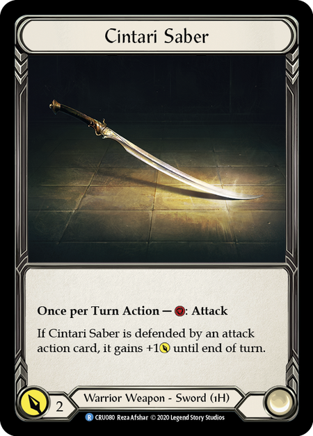 (1st Edition) Cintari Saber - CRU080