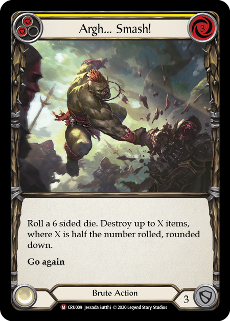 (1st Edition-RF) Argh... Smash! - CRU009