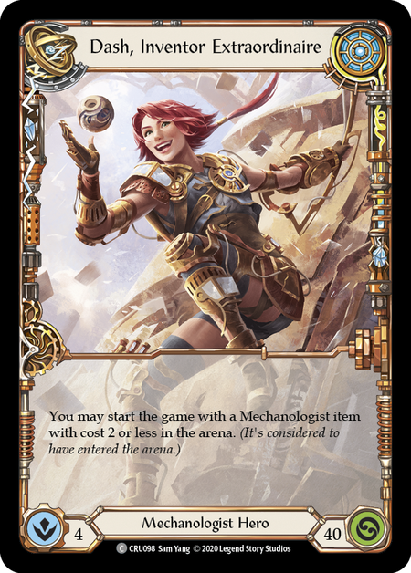 (1st Edition) Dash, Inventor Extraordinaire - CRU098