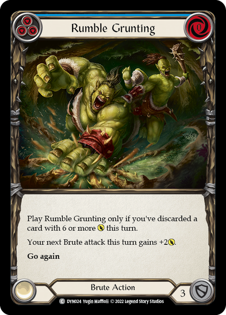 Rumble Grunting (Blue) - DYN024