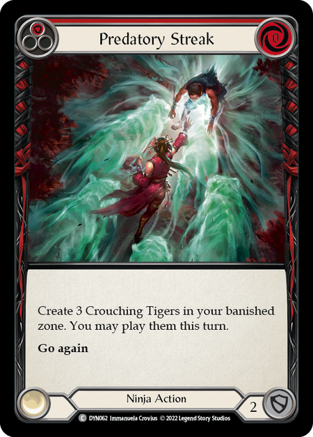 Predatory Streak (Red) - DYN062