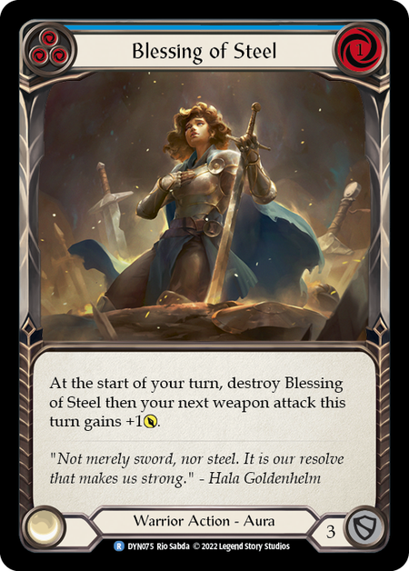 Blessing of Steel (Blue) - DYN075