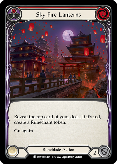 Sky Fire Lantern (Red) - DYN188