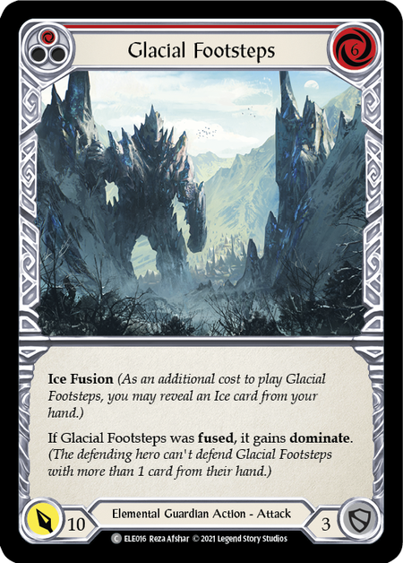 (1st Edition) Glacial Footsteps (Red) - ELE016