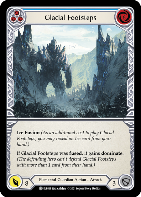 (1st Edition) Glacial Footsteps (Blue) - ELE018