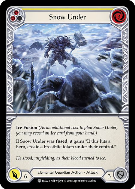 (1st Edition) Snow Under (Yellow) - ELE023