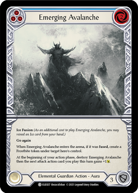 (1st Edition-RF) Emerging Avalanche (Blue) - ELE027
