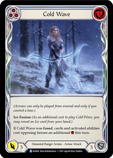 (1st Edition) Cold Wave (Blue) - ELE040