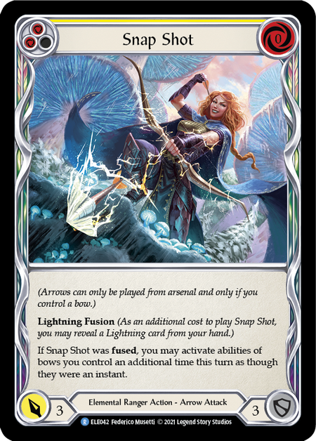 1st Edition-RF) Snap Shot (Yellow) - ELE042 1st Edition-RF) Snap Shot (Yellow) - ELE042