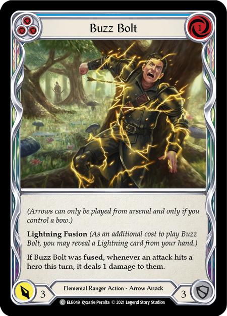 (1st Edition) Buzz Bolt (Blue) - ELE049