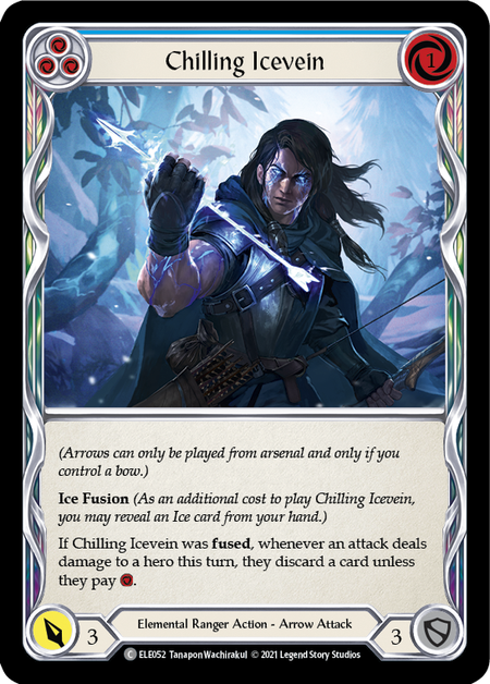 (1st Edition) Chilling Icevein (Blue) - ELE052
