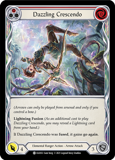 (1st Edition) Dazzling Crescendo (Red) - ELE053
