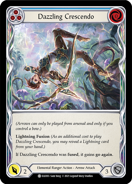 (1st Edition-RF) Dazzling Crescendo (Blue) - ELE055