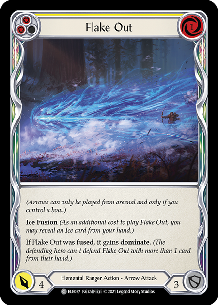 (1st Edition) Flake Out (Yellow) - ELE057