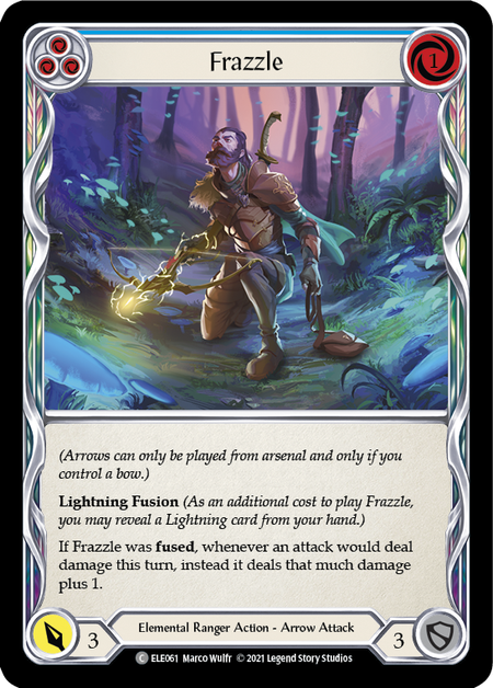(1st Edition-RF) Frazzle (Blue) - ELE061