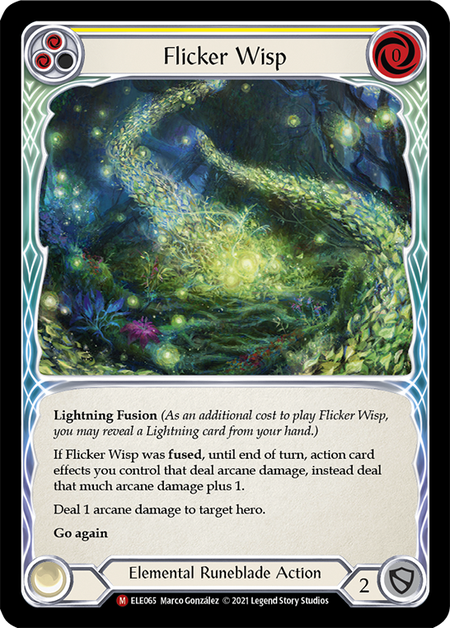 (1st Edition) Flicker Wisp - ELE065