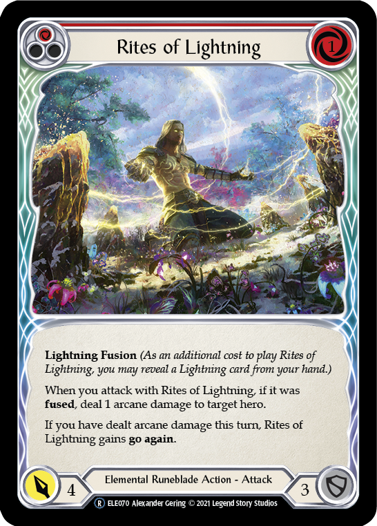 Rites of Lightning (Red) - UL-ELE070
