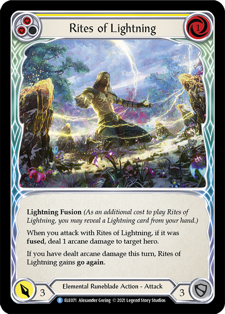(1st Edition) Rites of Lightning (Yellow) - ELE071