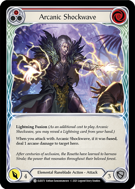 (1st Edition) Arcanic Shockwave (Red) - ELE073