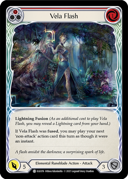(1st Edition) Vela Flash (Red) - ELE076