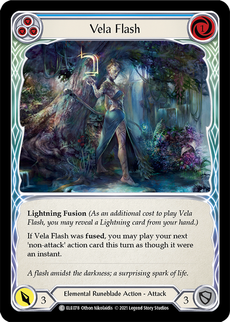 (1st Edition) Vela Flash (Blue) - ELE078