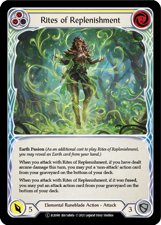 Rites of Replenishment (Yellow) - UL-ELE080