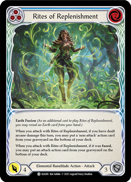 (1st Edition) Rites of Replenishment (Blue) - ELE081