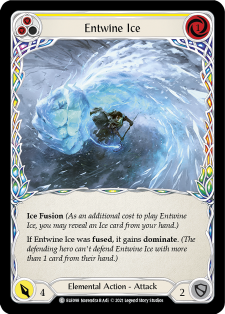 (1st Edition-RF) Entwine Ice (Yellow) - ELE098