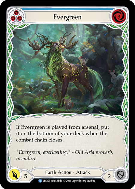 (1st Edition-RF) Evergreen (Blue) - ELE121