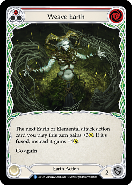 (1st Edition-RF) Weave Earth (Red) - ELE122