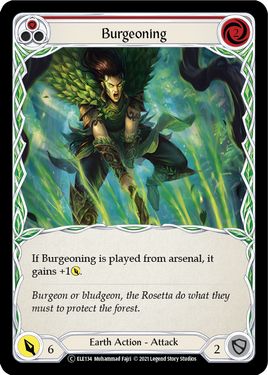 Burgeoning (Red) - UL-ELE134