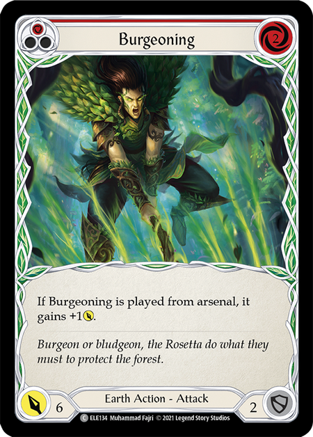 (1st Edition) Burgeoning (Red) - ELE134