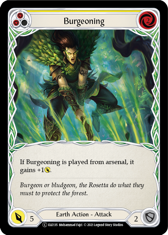 Burgeoning (Yellow) - UL-ELE135