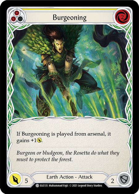 (1st Edition) Burgeoning (Yellow) - ELE135