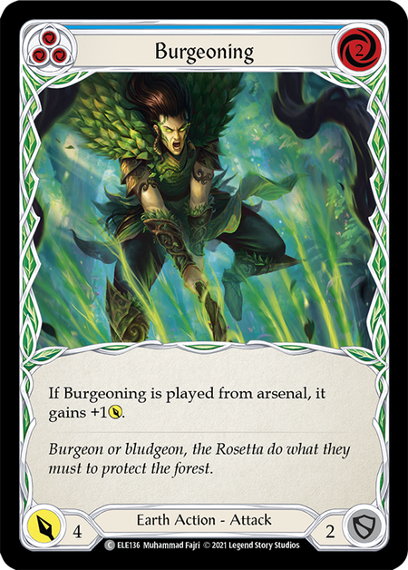 (1st Edition) Burgeoning (Blue) - ELE136