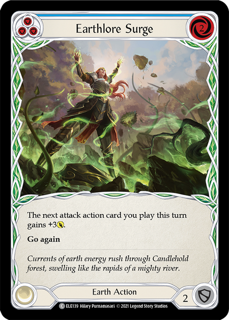(1st Edition) Earthlore Surge (Blue) - ELE139
