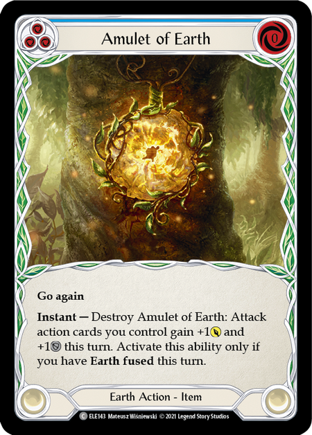 (1st Edition-RF) Amulet of Earth - ELE143