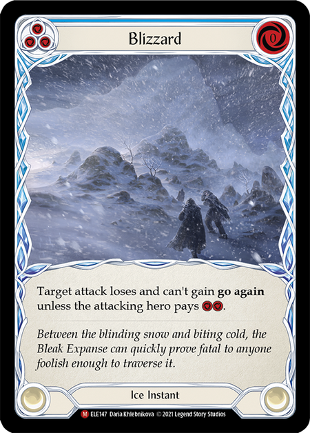 (1st Edition) Blizzard - ELE147