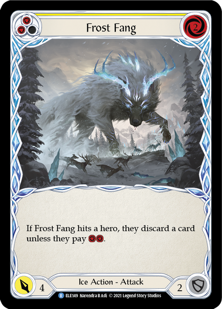 (1st Edition) Frost Fang (Yellow) - ELE149