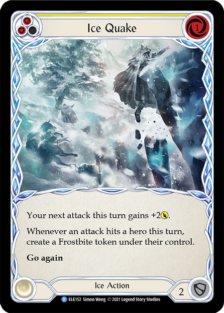 (1st Edition) Ice Quake (Yellow) - ELE152