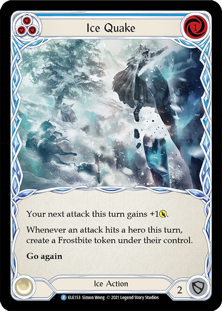(1st Edition) Ice Quake (Blue) - ELE153